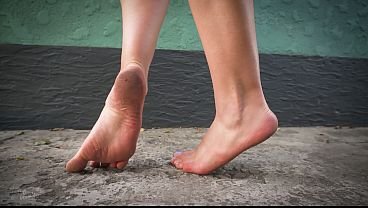 Barefoot Walk Across Concrete Leaves My Soles Completely Dirty